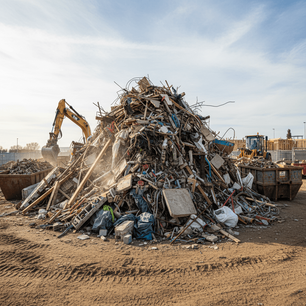 Construction debris removal project