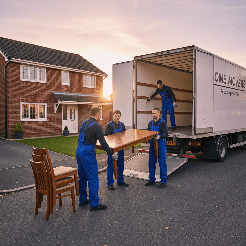 Outdoor furniture pickup and loading